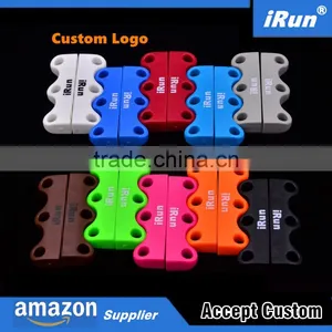 Customized Fast Shoelaces Buckles - Custom Double-Sized Logo Shoelace Closures - Running Shoes No Laces - Amazon/eBay Supplier thumbnail-1
