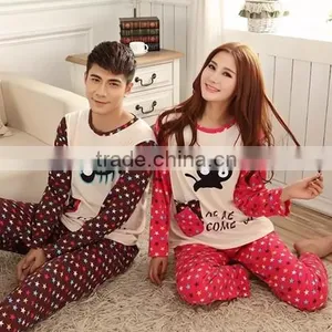 2015 High Quality Knitted Couple Pajama thumbnail-1