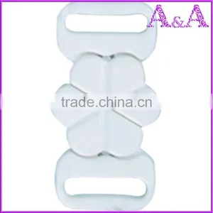 White Bra Front Clasp Swimwear Plasthic Buckle in Nickle Free thumbnail-2