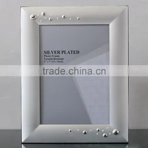 High Quanlity Assorted Design Silver Plated Metal Photo Frame KJJ-11 thumbnail-1