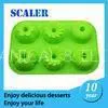 Silicone Bakeware Set SIL 6 Red Green Difference Shape Pan Silicone Cake Mould 27*17.5*3.5cm for ba thumbnail-1
