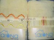 Towels With Flower Embroidry thumbnail-1