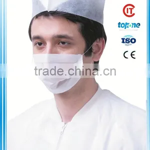 80g Disposable Paper Forage Hat,chef Hat With Stripe thumbnail-3