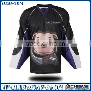 Ice Hockey Wear Sportswear, Fashion Ice Hockey Jersey With Number thumbnail-5