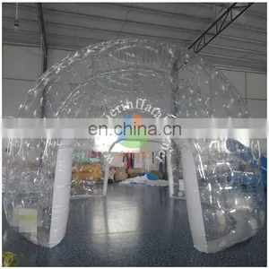 5m Diameter Cheap Colourless Inflatable Dome Tent for Sale thumbnail-3