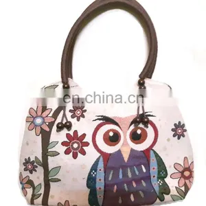 Cotton Canvas Handloom Fabrics Tote Bags thumbnail-6