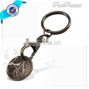 Cheap Shopping Trolley Coin Key Tags Key Chain thumbnail-3