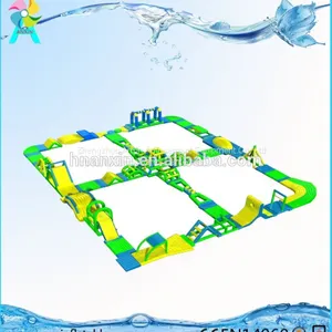 2018 New Game Inflatable Aqua Park Adult Water Obstacle Course For Sale thumbnail-1