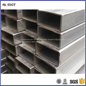 Carbon Steel Welded Black Rectangular Pipe Made in Tangshan thumbnail-2
