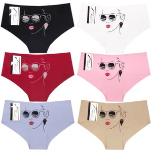 Yun Meng Ni Sexy Underwear Fancy Lady Printed Hipister Briefs Quality Seamless Ladies Panties thumbnail-3