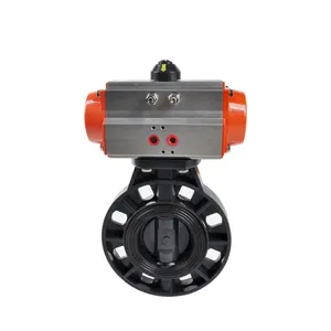 Pneumatic Gate Valve Upvc / Cpvc Acid Medium thumbnail-1