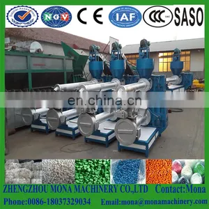 Double Steps PP PE Film Plastic Granules Manufacturing Process Machine thumbnail-1