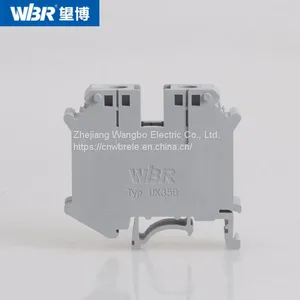 Din Rail Terminal Blocks UK35B Pure Copper Connector Screw Terminal Block thumbnail-1