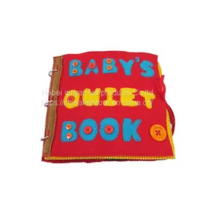 Soft Felt Fabric Quiet Book  thumbnail-3