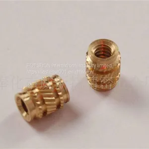 ISC-256/440/632/832/032/0420 Brass Insert Nut Knukles Nuts Insertos Knurling Copper Rivnut Threaded Rivet Ecrou Cejilla Inserti PEM Standard thumbnail-5