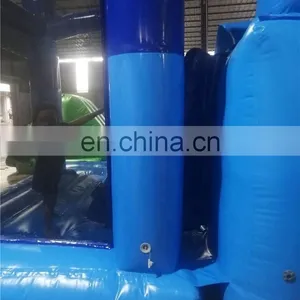 2020 Airtight Blue Compound Design Inflatable Bounce House for Kids Indoor or Outdoor Fields thumbnail-6