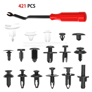 421Pcs Car Plastic Rivet Fasteners Bumper Rivet Retainer Fasteners thumbnail-2