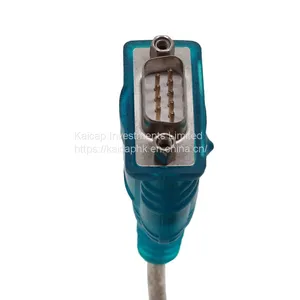 Transparent USB 2.0 TO RS232 Serial DB9 Adapter Converter Cable thumbnail-1