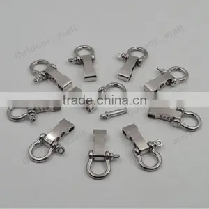 10 Pcs /Lot Silver Adjustable Paracord Buckle O-shaped Survival Shackle thumbnail-2