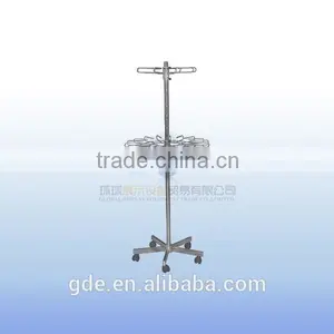 Wholesale Metal Chrome Movable 2 Tiers Display Hanging Rack thumbnail-1