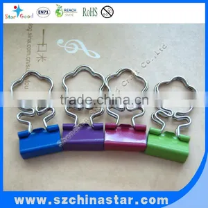 Beautiful Flower Metal Binder Clips thumbnail-1
