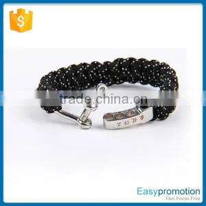 New Product 550 Paracord Survival Bracelet Printing Logo Wholesale thumbnail-2