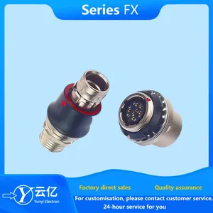 Compatible With Major Manufacturers Round Push-pull Self-locking Connector FX Series Round Metal Aviation Plug thumbnail-5