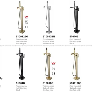 Comfortable Experience Easy Cleaning and Maintenanceas and Matches Various Styles Separate Bathtub Mixer Series thumbnail-4
