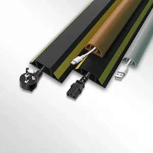 Self-adhesive PVC Arc Semicircle Mini Trunking,invisible,resistance Trampling Trunking thumbnail-1