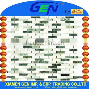 Blue And White Onyx Mosaic Tile thumbnail-1
