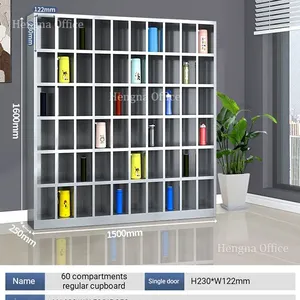 Free-Standing Stainless Steel Tea Cup Holder & Display Shelf-Modern Office Pantry Furniture thumbnail-1