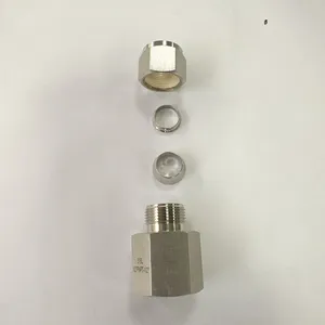 Stainless Steel Ferrule Tube Fittings for Oil and Gas Pipeline Connections thumbnail-4