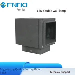 Led Outdoor Waterproof Wall Lights, Single-head or Double-head, Square or Round, 10w or 20w, Single-color Beam, 512 With Controller thumbnail-1
