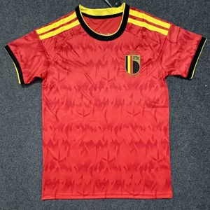 Belgium Jersey USA Canada Mexico World Cup Jersey Fan Version Short Sleeve Football Jersey thumbnail-1
