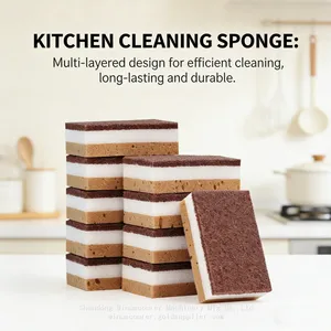 Heavy Duty Grease Fighting Scouring Sponge for Kitchen & Grill thumbnail-2