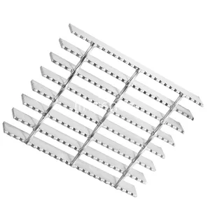 Q235 Hot-Dip Galvanized Industrial Welding Floor Steel Grating Safety Plate thumbnail-2