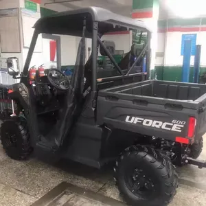 All Terrain Adult UTV 4x4 Farm Vehicle With 600cc Engine Automatic Shaft Drive Transmission 4WD and Differential Lock Equipped thumbnail-4