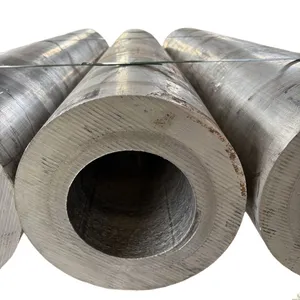 6061/6063/6082/7075 Big Diameter Extruded Aluminium Tube Pipe China Factory Bending Welding Cutting Processing Available thumbnail-3