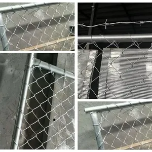 Customizable Galvanized Frame, Detachable Temporary Safety Fence Panels, Suitable for Construction Sites, Farms and Other Areas in Canada. thumbnail-3