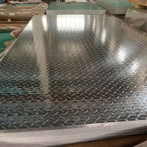 China Manufacturer Galvanized Checker Plate Anti‑Slip Galvanized Tread Plate Gi Steel Checkered Sheet For Industrial Stair Treads thumbnail-2