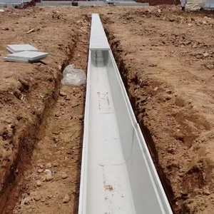 FRP Trench Drain, EN 1433 Compliant, 200mm Depth, Heavy Duty, Chemical Resistant for Industrial Use thumbnail-1
