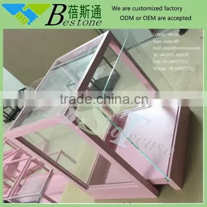 Look! Pink Miniature Box, Small Wooden Showcase for Jewelry thumbnail-3
