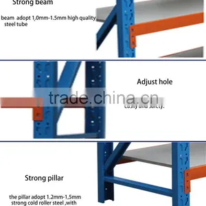 Firm Industrial Strorage Shelf Sheet Metal Storage Rack Stainless Steel Storage Rack thumbnail-5
