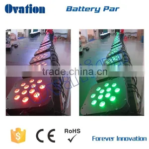 Led Rechargbale Par Can/battery 12*17W Led Wireless Par Light Remote Control thumbnail-3