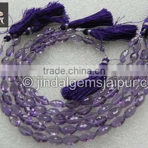 Wholesale Natural Amethyst Faceted Cardamom Beads thumbnail-1