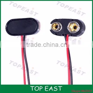 9V I-Style Battery Snap 9v Battery Clip 150mm Button Cell Battery Clips thumbnail-1
