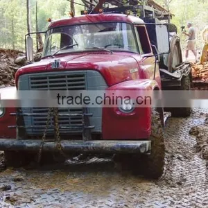 HDPE Temporary Bog Mats / Antislip Surface Event Flooring Mat For Truck / Construction Road Mat thumbnail-4