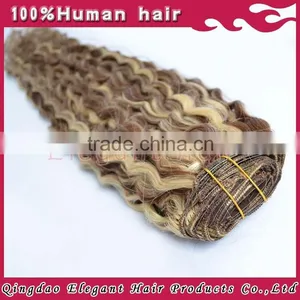 Highest Quality Kinky Curly Hair Clip in Hair Extensions thumbnail-3