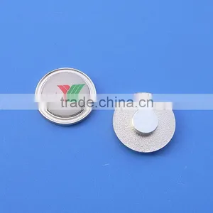 Logo Printing Patch Round Metal Badges,lapel Pins for Wholesale thumbnail-1