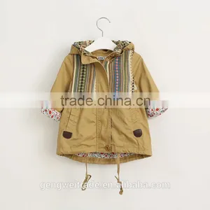 2016 Autumn & Winter Kids Coat Long Frocks Children Boutique Clothes Winter Jacket Girls Overcoat thumbnail-6
